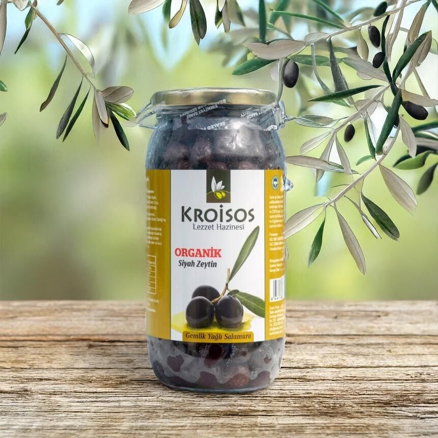 KROISOS ORGANİK 310 GR SİYAH ZEYTİN