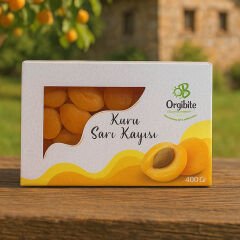ORGANİK KURU SARI KAYISI 400 GR