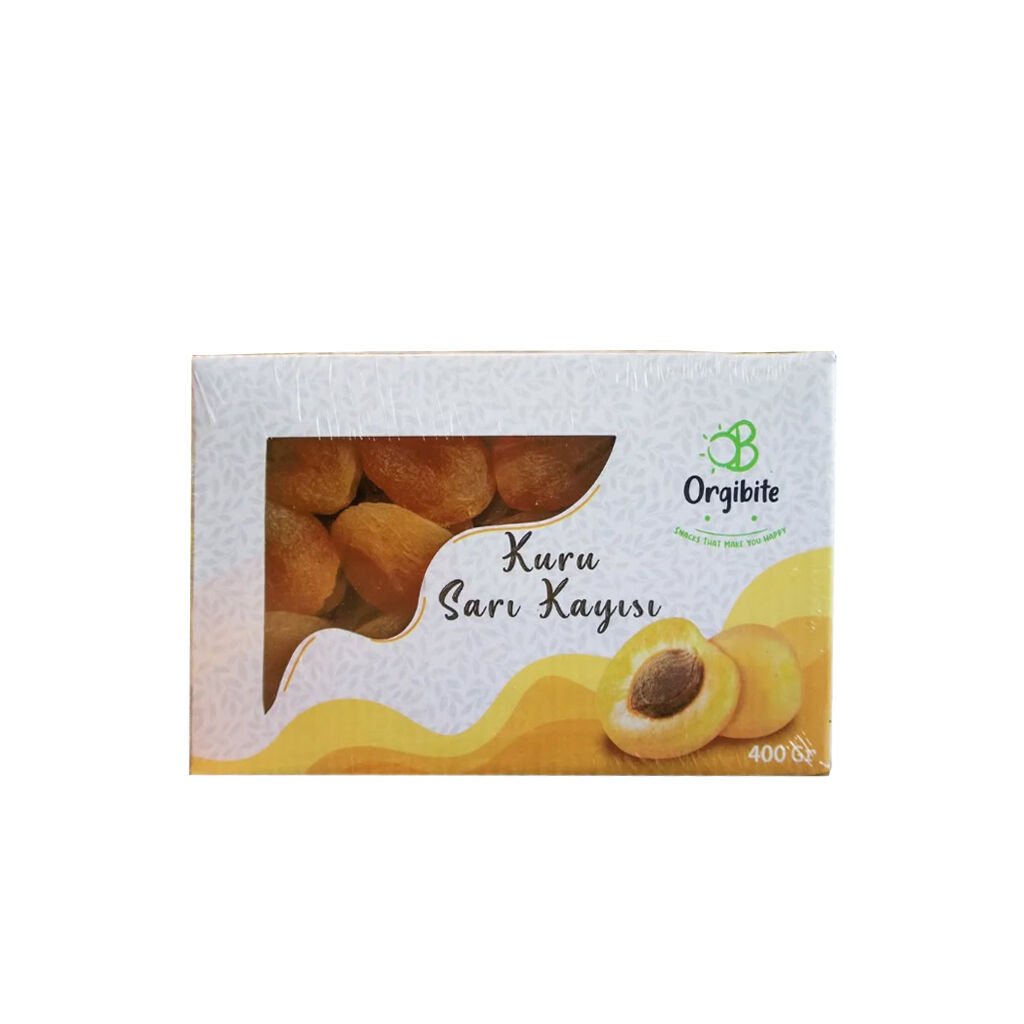 ORGANİK KURU SARI KAYISI 400 GR