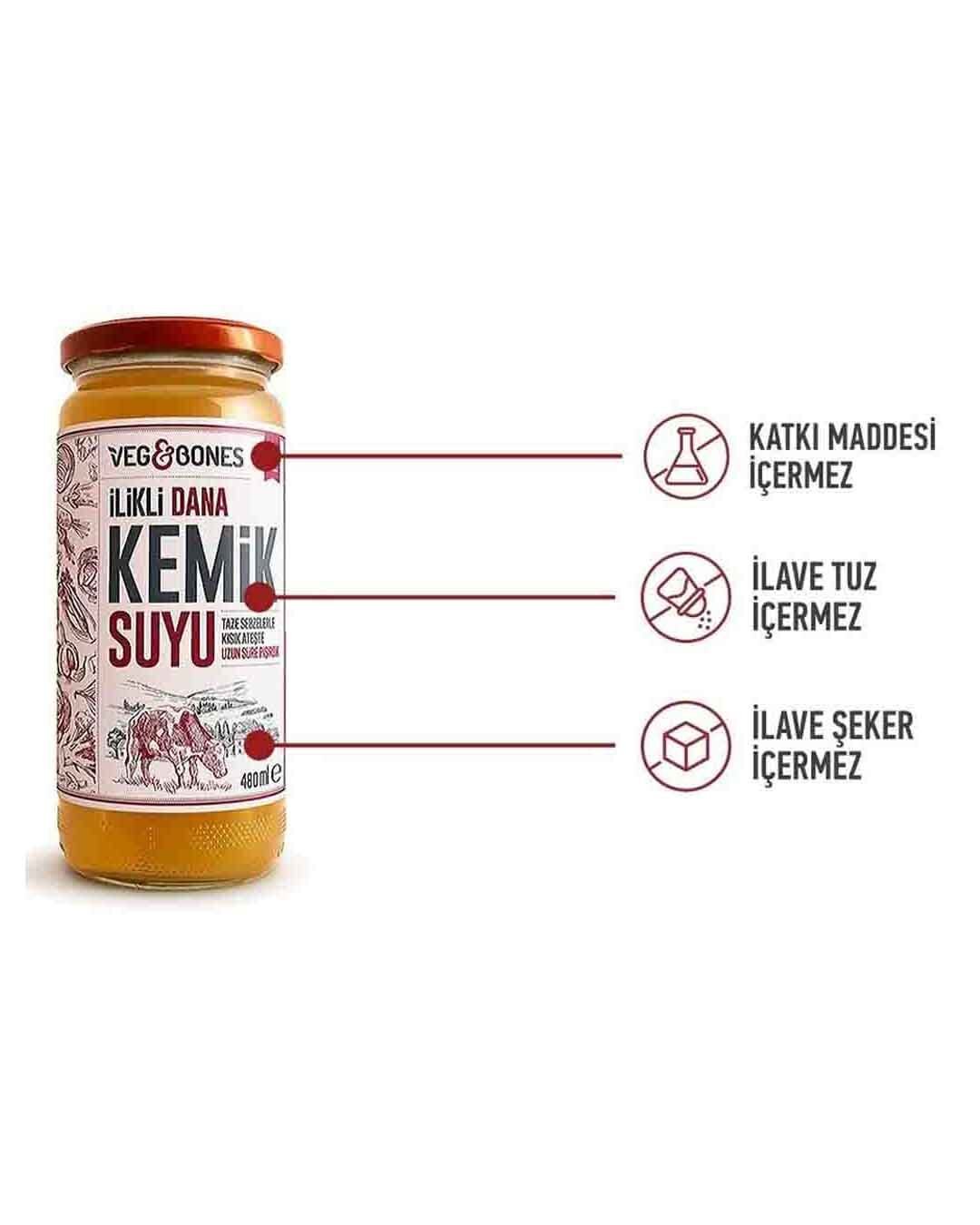 VAG&BONES İLİKLİ DANA KEMİK SUYU 480 ML