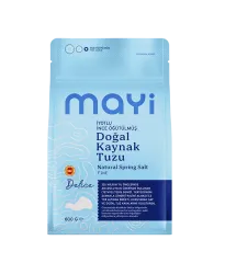 MAYİ ÖĞÜTÜLMÜŞ SOFRA TUZU 600 GR (İYOT İLAVELİ)