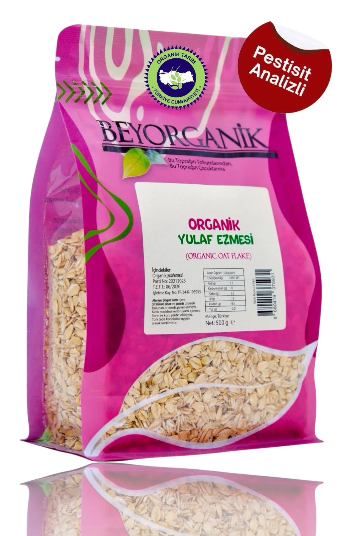 YULAF EZMESİ 6+AY (BEYORGANİK) 500 GR
