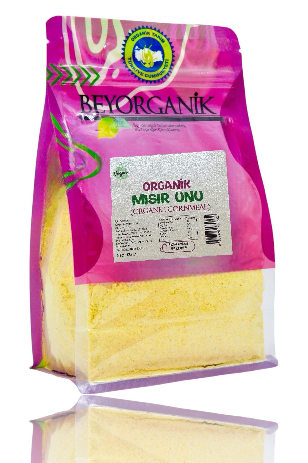 ORGANİK MISIR UNU (BEYORGANİK) 500 GR