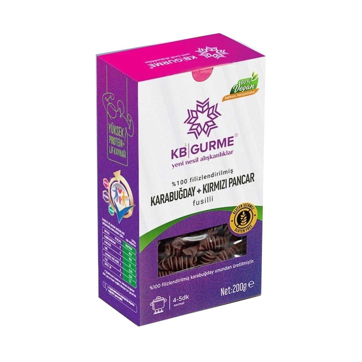 KIRMIZI MERCİMEK+NOHUT MAKARNA FUSİLLİ (KB GURME) 200 GR