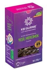 YEŞİL MERCİMEK MAKARNA FUSİLLİ (KB GURME) 200 GR