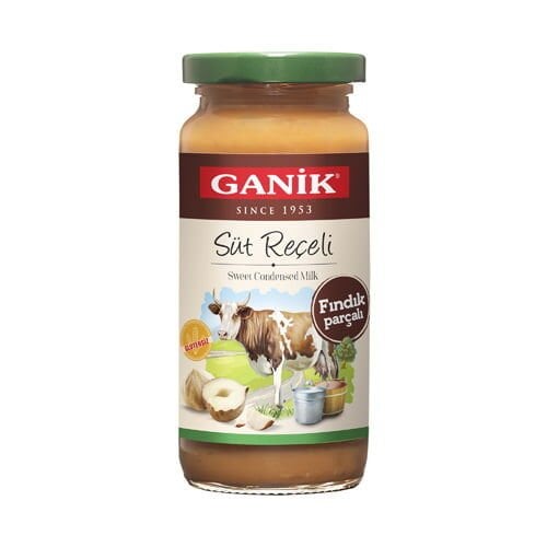 GANİK SÜT REÇELİ FINDIK PARÇACIKLI 270 GR