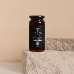 TROAS ORGANİK HAM BAL DARK SERIES 340 GR