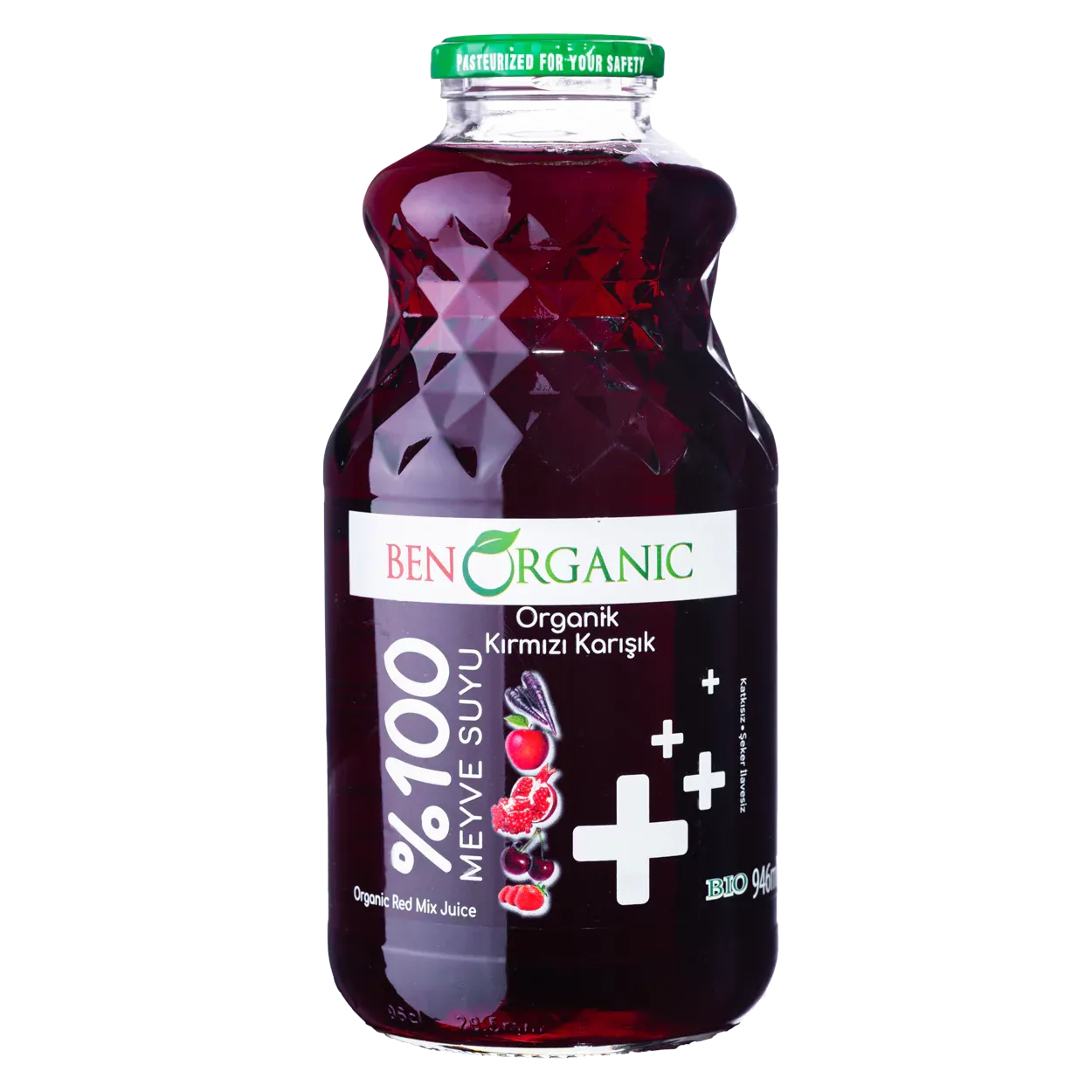 ORGANİK KIRMIZI KARIŞIK MEYVE SUYU 946 ML