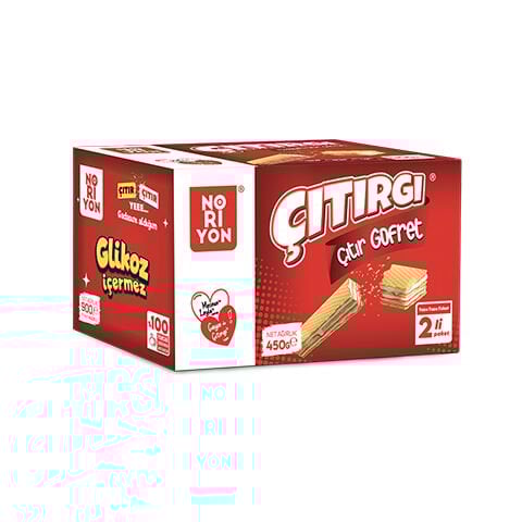 NORİYON ÇITIRGI GOFRET 450 GR