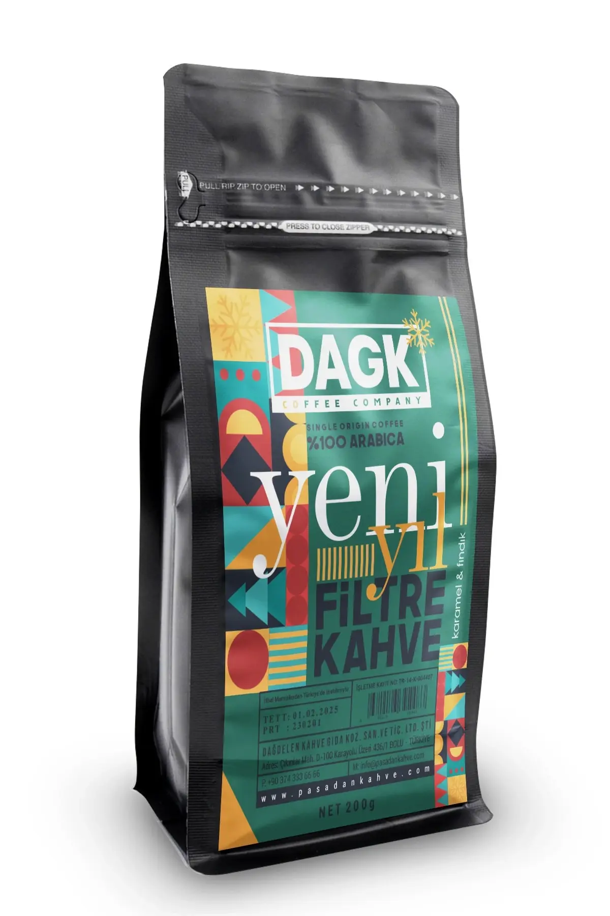 DAGK YENİ YIL FİLTRE KAHVE 200 GR
