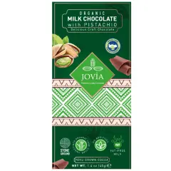 JOVİA ORGANİK SÜTLÜ ÇİKOLATA ANTEP FISTIKLI 40 GR
