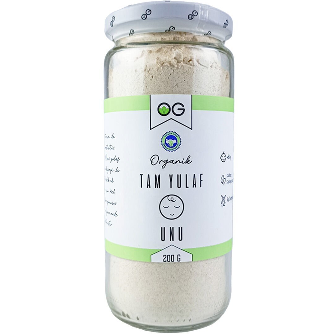 OG ORGANİK TAM YULAF UNU 200 GR