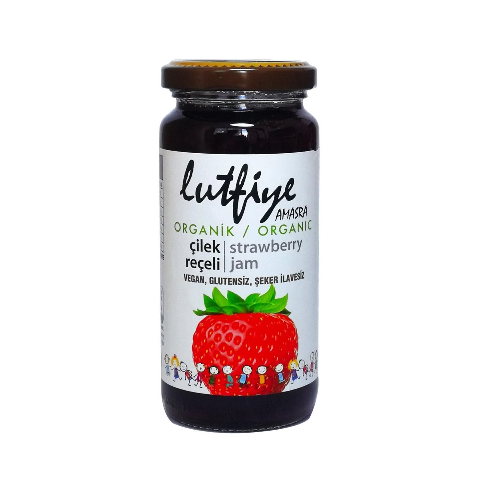 LUTFİYE ORGANİK ÇİLEK REÇELİ 280 GR