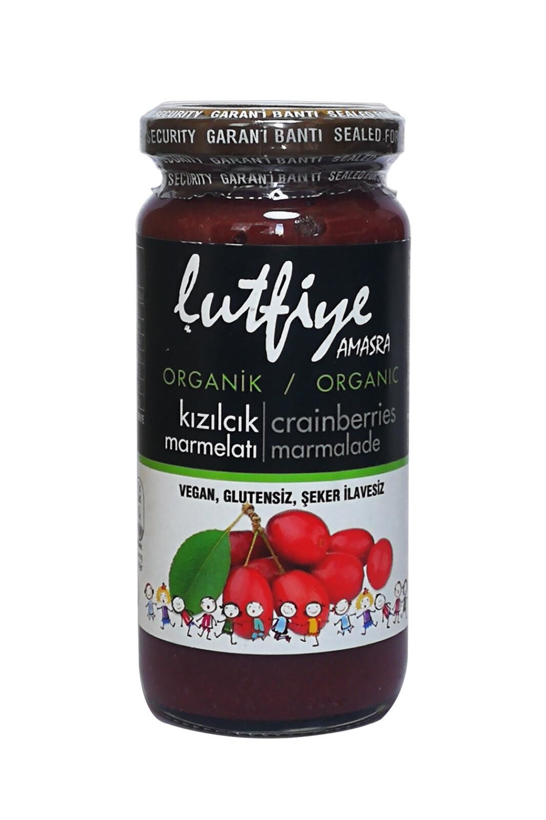 LUTFİYE ORGANİK KIZILCIK MARMELATI 280 GR