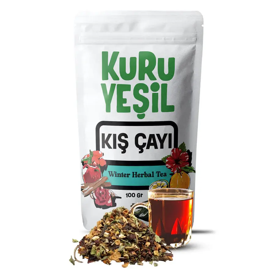KURU YEŞİL KIŞ ÇAYI 100 GR