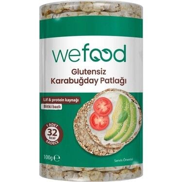 WEFOOD KARABUĞDAY PATLAĞI 100 GR