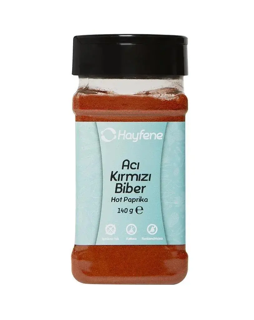 HAYFENE ACI KIRMIZI TOZ BİBER 140 GR
