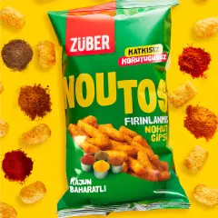 ZÜBER NOUTOS BAHARATLI KAJUN NOHUT CİPSİ 55 GR