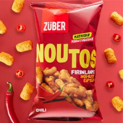 ZÜBER NOUTOS CHİLİ BAHARATLI NOHUT CİPSİ 55 GR