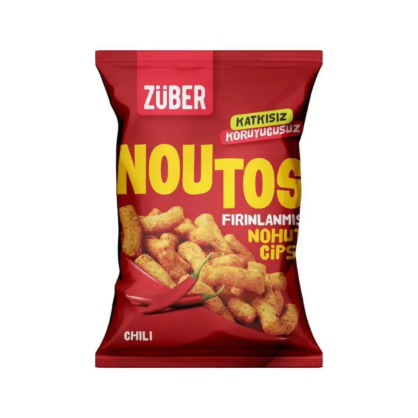 ZÜBER NOUTOS CHİLİ BAHARATLI NOHUT CİPSİ 55 GR