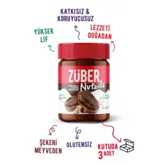 ZÜBER NUTZİLLA KAKAOLU FINDIK KREMASI 315 GR