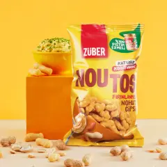 ZÜBER NOUTOS FISTIK EZMELİ NOHUT CİPSİ 55 GR