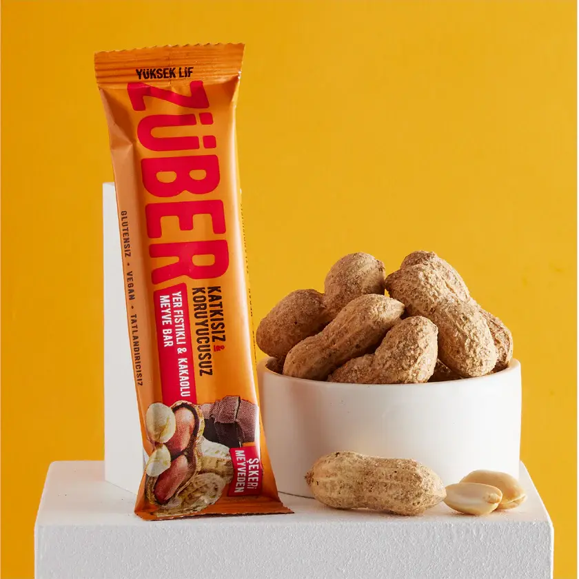 ZÜBER YER FISTIKLI KAKAO MEYVE BAR 40 GR