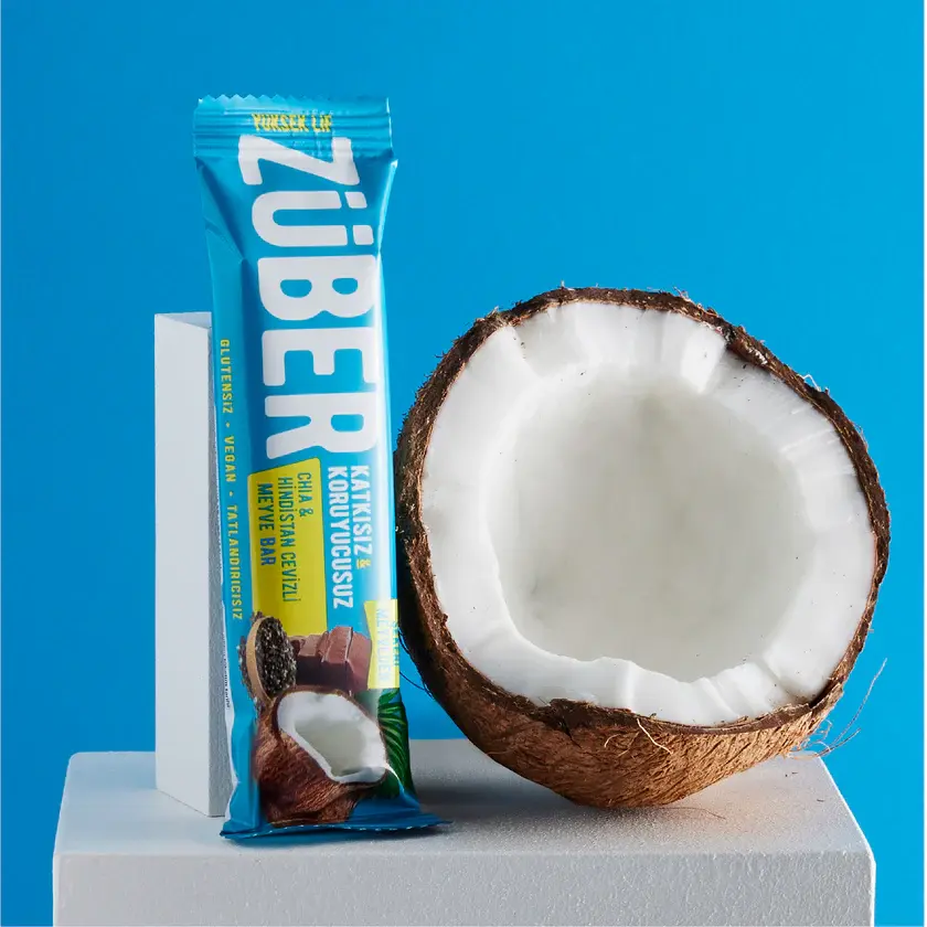 ZÜBER CHİA HİNDİSTAN CEVİZLİ MEYVE BAR 40 GR