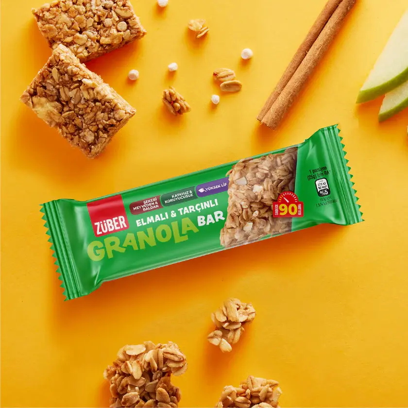 ZÜBER BAL KABAKLI TARÇINLI MEYVE BAR 35 GR
