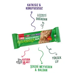 ZÜBER BAL KABAKLI TARÇINLI MEYVE BAR 35 GR