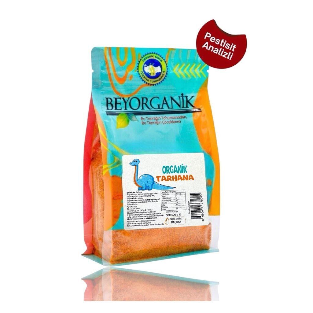 BEYORGANİK BEBEK TARHANASI (TUZSUZ) 500 GR(Kopya)